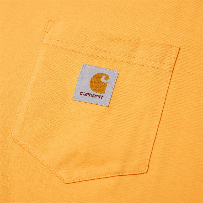Carhartt WIP T-shirts S/S POCKET TEE I022091 PALE ORANGE